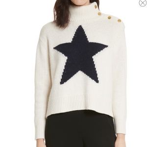 Kate spade star turtleneck sweater